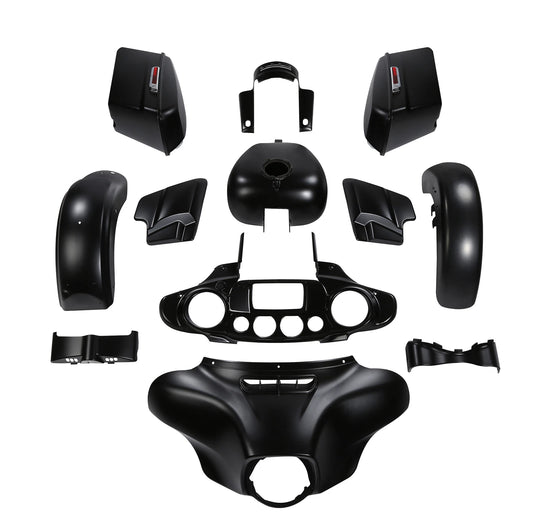 Fairing Body Kit Fit For Harley Street Glide Special Flhxs 2014-2024 Black Denim