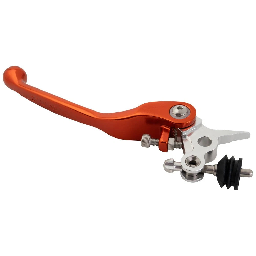 Tusk Axis Folding Clutch Lever Standard Orange For KTM 65 SX 2014-2015,2017-2026