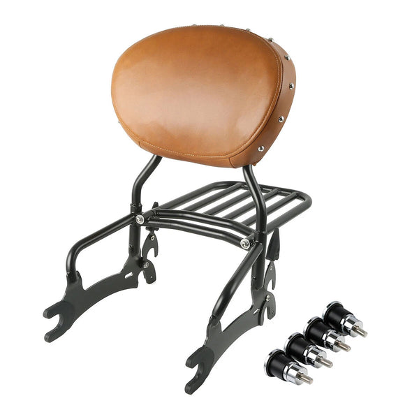 Backrest Sissy Bar Rack Mount Spools Fit For Indian Chieftain Limited 2014-2022