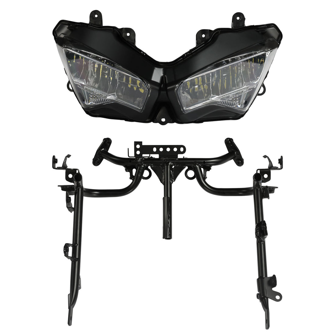Front Headlight Assembly & Fairing Bracket Fit For Kawasaki ZX4R ZX4RR 2023-2025
