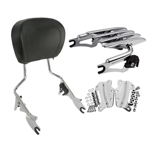 Backrest Sissy Bar Luggage Rack Docking Kit Fit For Harley Electra Glide 09-13