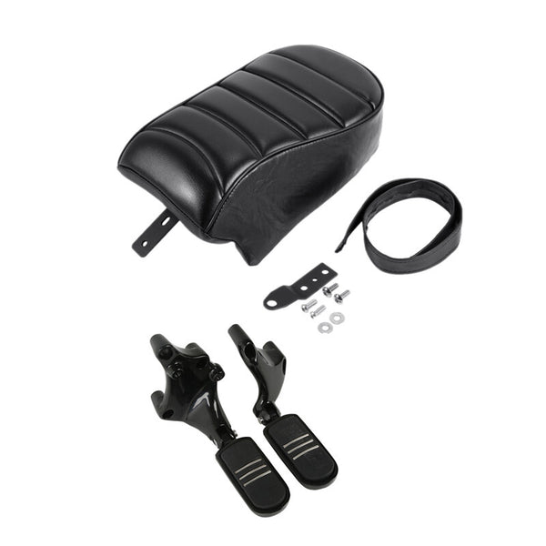Rear Passenger Seat w/ Footpegs Fit For Harley Sportster Iron 883 1200 2016-2022