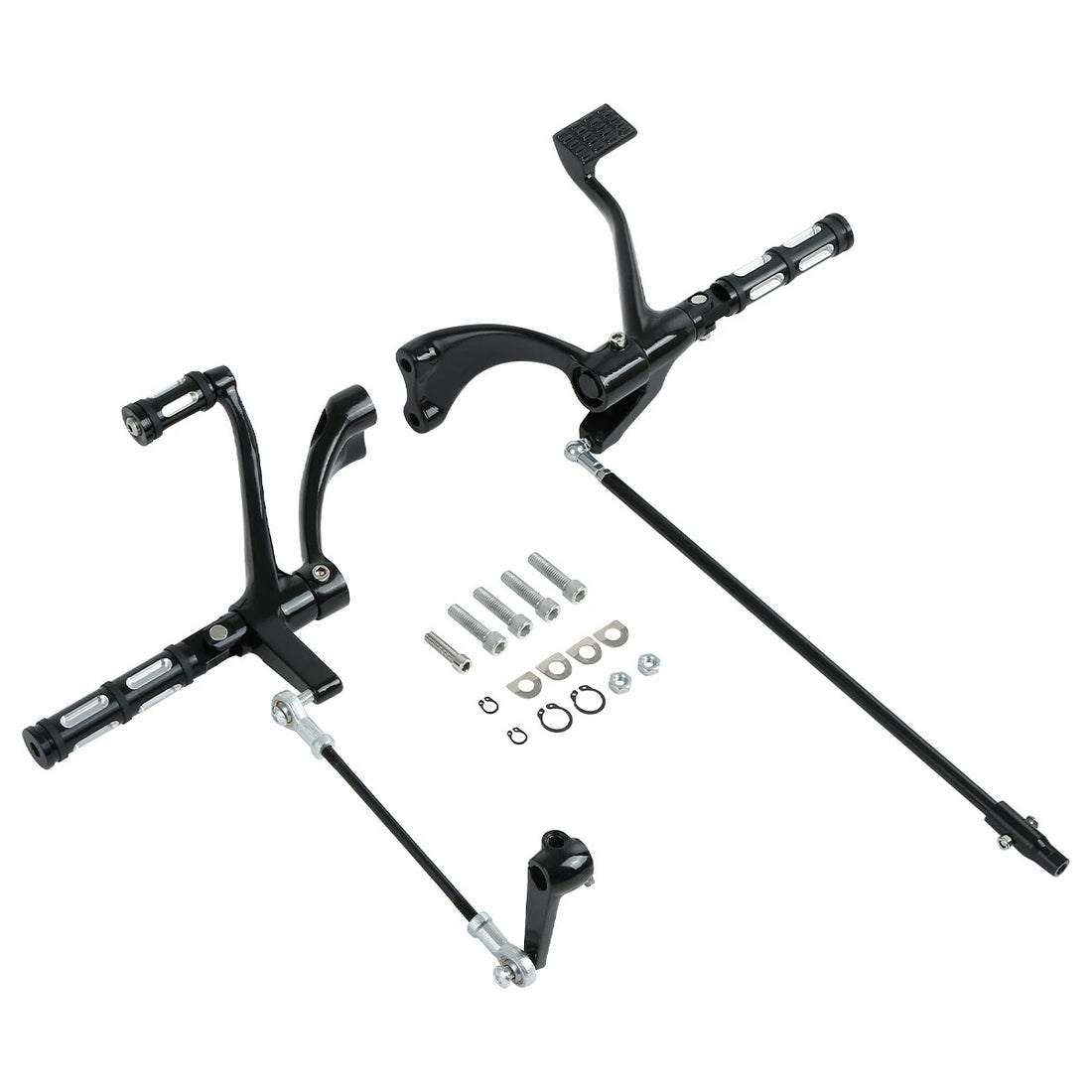Forward Controls Footpegs Linkage Fit For Harley Sportster Iron 883 XL1200 14-22