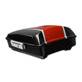 Chopped Trunk Fit For Harley Touring 14-Up Sunset Orange/Sunset Black Fade