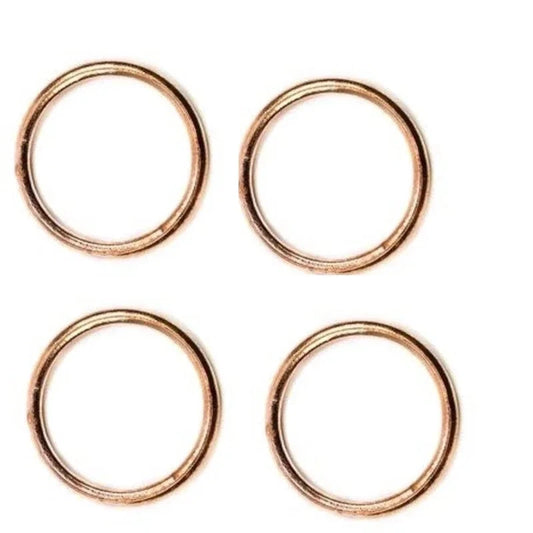 38.5*46.5*4 Copper Plated Exhaust Pipe Gasket Kawasaki ZL1000 87-89 ZL900 85-87