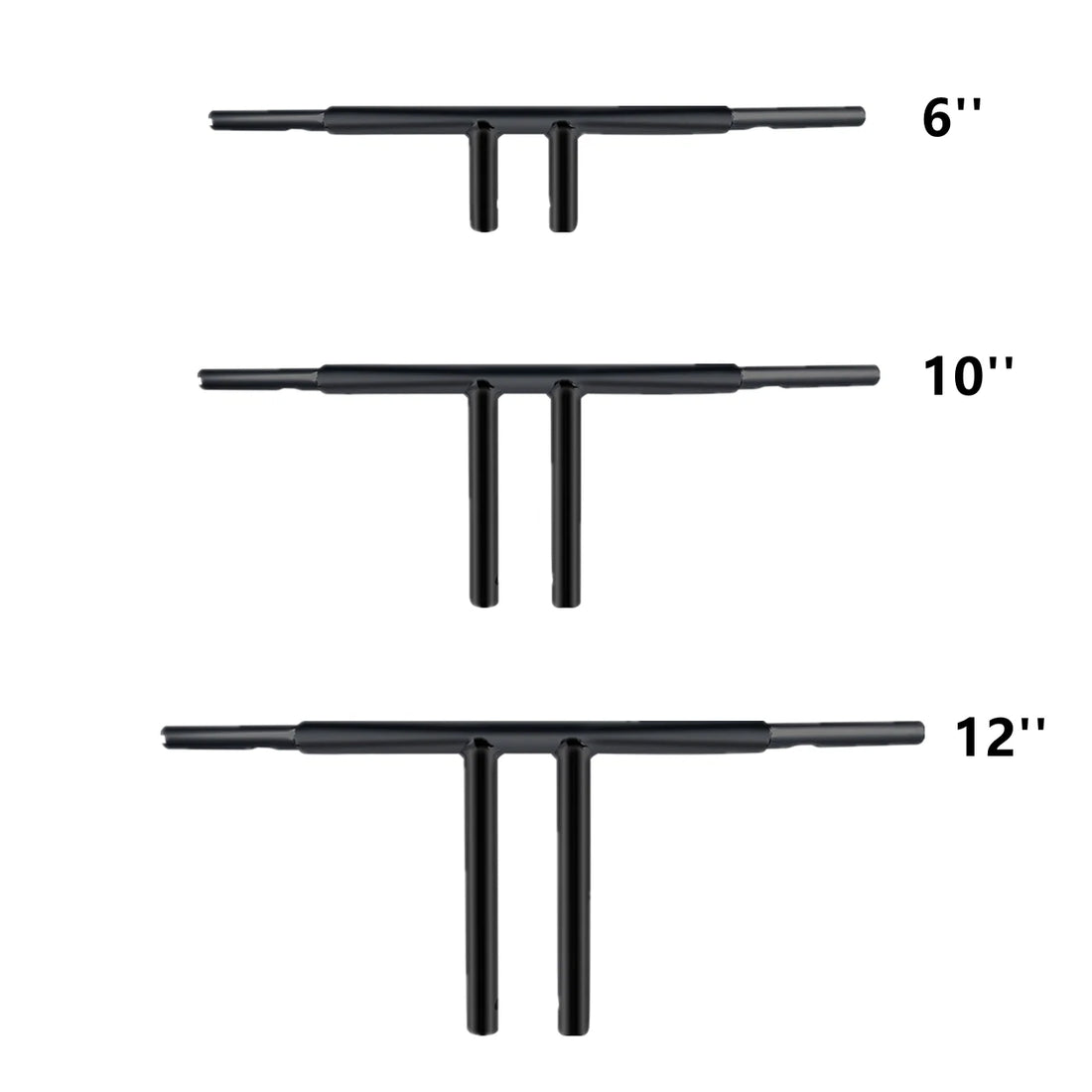 6" 10" 12" Rise T-Bars Handlebar Fit For Harley Flst Fxst Sportster
