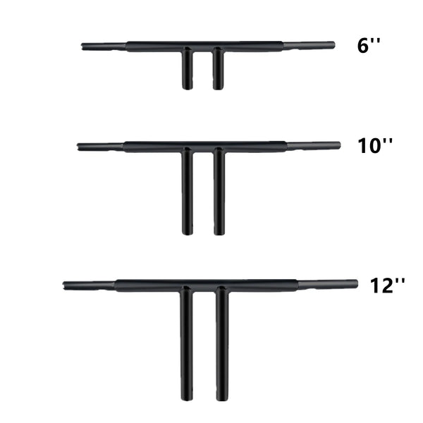 6" 10" 12" Rise T-Bars Handlebar Fit For Harley Flst Fxst Sportster