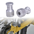 Pair Motorcycle Silver Aluminum Suspension Spool Bolt For Honda Z125 Monkey 125