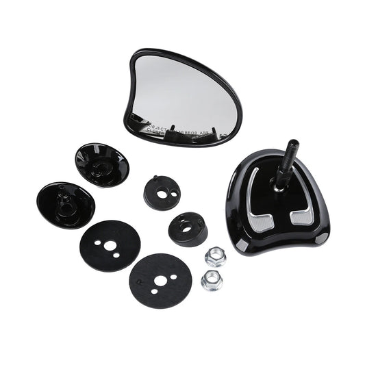 Tapered Fairing Mount Rear-View Mirrors Fits For Harley Electra Glide 2014-2024