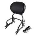 Black 12" Backrest Sissy Bar Spools Fit For Indian Chief Dark Horse 2016-2018 17