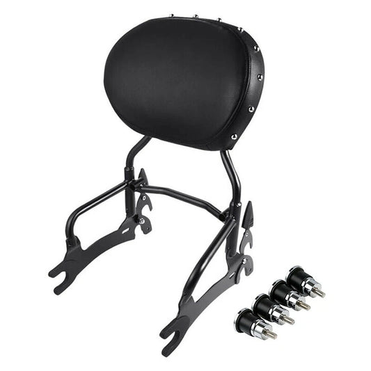 Black 12" Backrest Sissy Bar Spools Fit For Indian Chief Dark Horse 2016-2018 17