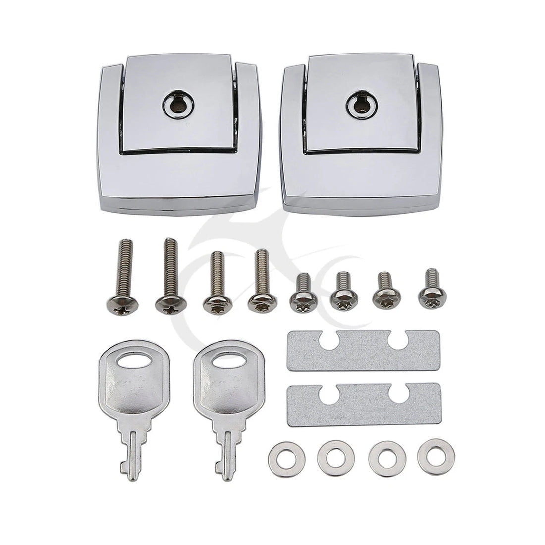 Chrome Trunk Latch Cover Fit For Harley Touring Street Electra Glide 98-13