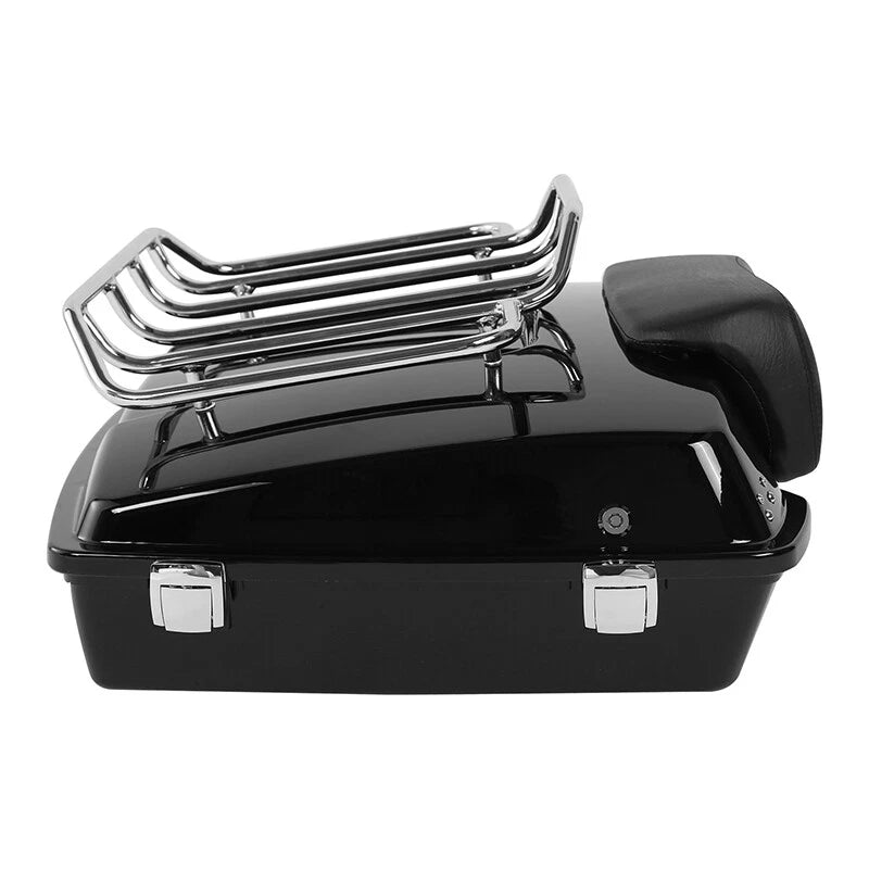 Razor Trunk Top Rack & Backrest Fit For Harley Street Road Glide Tour 97-13