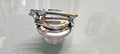 3x Custom Petrol Tank Cap Lid Brass Chrome For Harley BSA Triumph Bobber Chopper