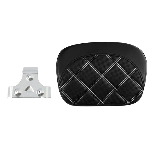 Passenger Back Rest Sissy Bar Pad Fit For Harley Touring Road King Glide