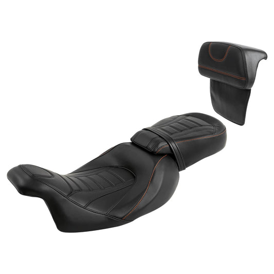 Driver Passenger Seats Backrest Fit For Harley Cvo Street Road Glide 14-23