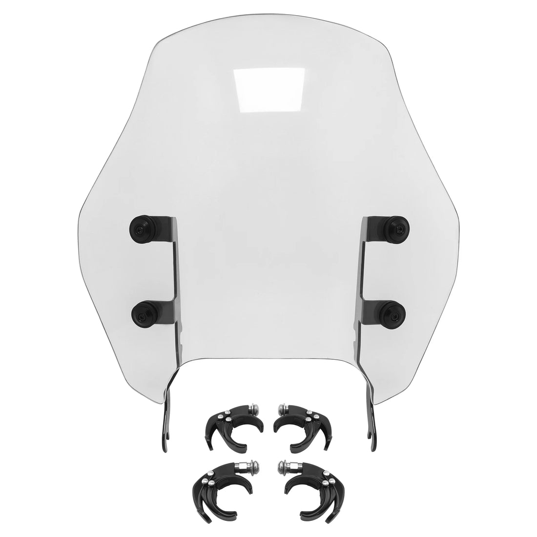 Clear Windshield & Bracket Clamps Fit For Harley Sportster S RH1250S 2021-2025