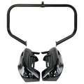 Black Lower Vented Leg Fairing & Guard Bar Fit For Harley Road King Glide 09-13