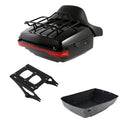 King Trunk Backrest Luggage Rack Tail Light Lamp Fit For Harley Touring 14-2026