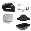 King Trunk Backrest Pad Luggage Rack Plate Fit For Harley Touring Models 14-2026