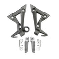 Silver Passenger Rear Foot Peg Bracket For Kawasaki Ninja 300 EX300 2013-2017 16