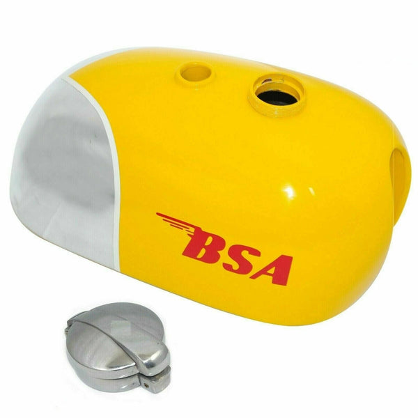 Fit For BSA B25 B40 B44 C15 Victor Enduro Aluminum Yellow Fuel Tank