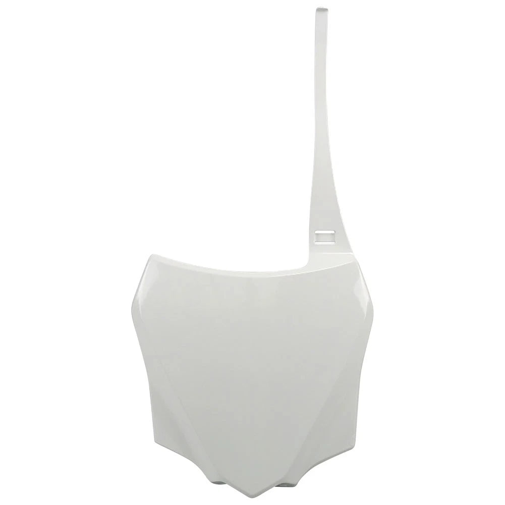 UFO Front Number Plate White For Kawasaki KX85 2014-2025
