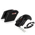 5" Stretched Saddlebags Rear Fender Fit For Harley Cvo Road Street Glide 09-2013