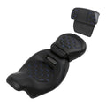 2-Up Driver Passenger Seat & Backrest Fit For Harley Touring Street Glide 14-23