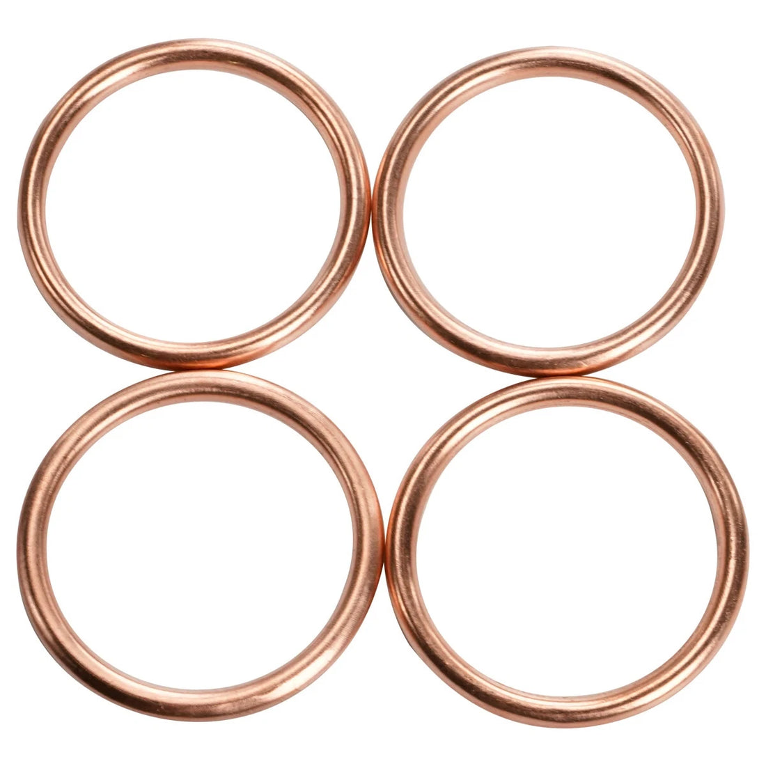 4pcs Exhaust Pipe Gasket for Honda NTV600 Revere 88-89 91 NTV650 88-91 93 95-97