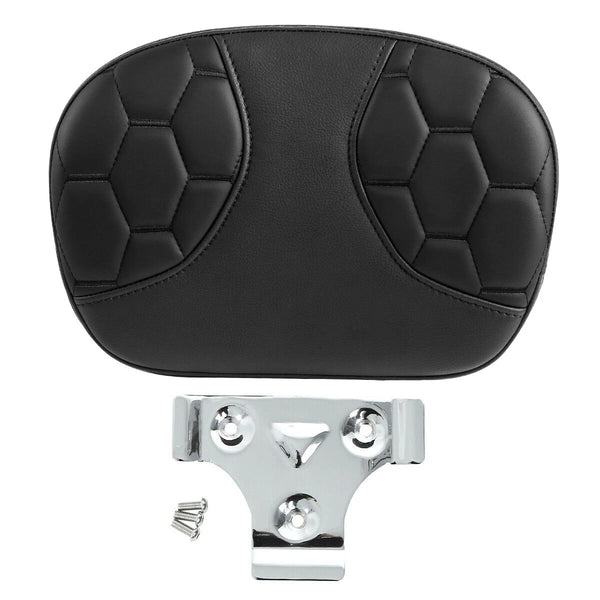 Fit For Harley Touring 09-24 Passenger Sissy Bar Backrest Pad Black Stitching