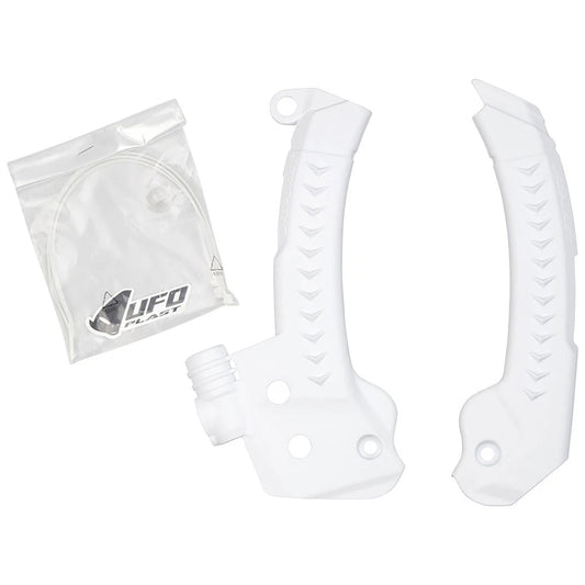 UFO Frame Guards White For Husqvarna TE 150 (Fuel Injected) 2024-2025
