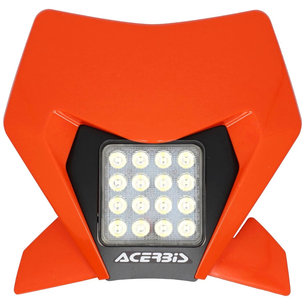 Acerbis LED Vsl Headlight 16 KTM Orange For KTM 250 XC-W (Fuel Injected) 2024