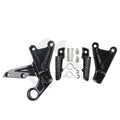 Driver Rider Foot Pegs Footrests Bracket Fit For Honda CBR1000RR 2008-2016 Black