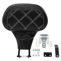 Black Driver Backrest Pad Fit For Harley Road Electra Street Glide Flhx 88-2023