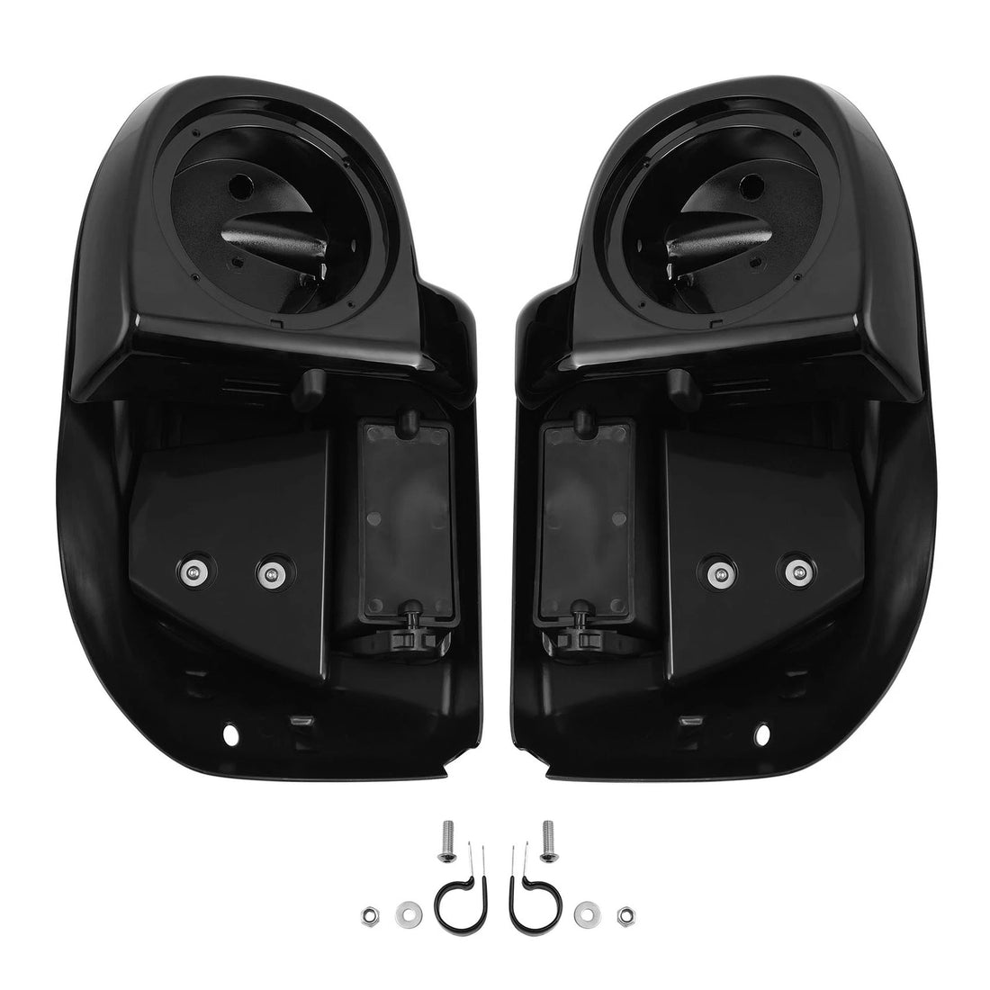 6-1/2" Speaker Box Pod Lower Vented Fairings Fit For Harley Flht Flhx 2014-2023