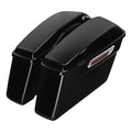 Vivid Hard Saddle Bags Trunk W/Latch keys Fit For Harley Touring Road King 14-23