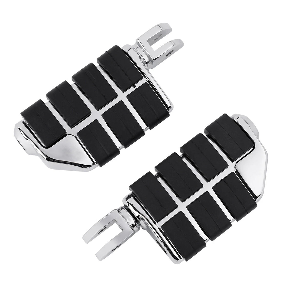 Chrome Driver Footpegs Pedal Footrest Fit For Harley Softail Low Rider 2018-2025