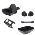 King Trunk Backrest Mount Speakers Light Fit For Harley Road Glide 09-2013