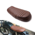 Brown Flat Brat Saddle Vintage Cafe Racer Seat For Honda CB350 CB400 CB650 CB160