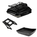 Chopped Trunk Backrest Rack Lamp Mount Fit For Harley Street Road Glide 2014-26