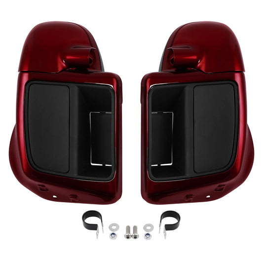 Lower Vented Fairing Fit For Harley Touring Road Glide 14-25 Velocity Red Sunglo