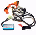 Racing 20MM GY6 50 50CC Carburetor CDI Box Ignition Coil Chinese Scooter New