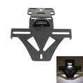 Adjustable Angle License Number Plate Light Frame Holder Bracket For R1 FZ6 MT07