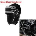 Gloss Black Side Cam Cover Fit For Harley M8 Engine Touring Road Glide 2017-25