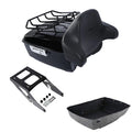King Trunk Backrest Luggage Rack Mount Fit For Harley Sport Glide 2018-2021