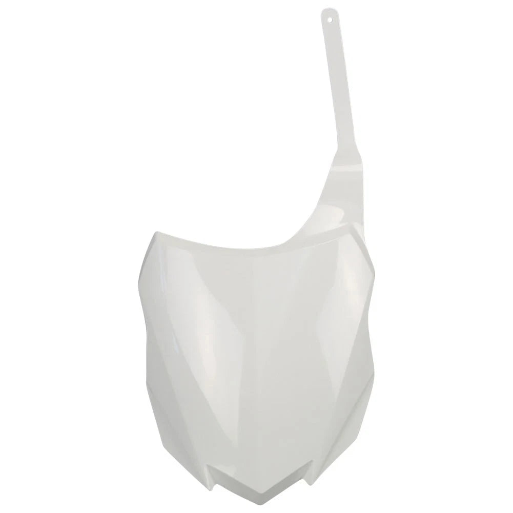 UFO Front Number Plate White For Kawasaki KX250F 2013-2016