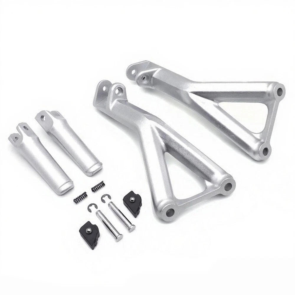 For Ducati Panigale V4 S 2018-2022 2023 Rear Footrests Foot Pegs Bracket Silver