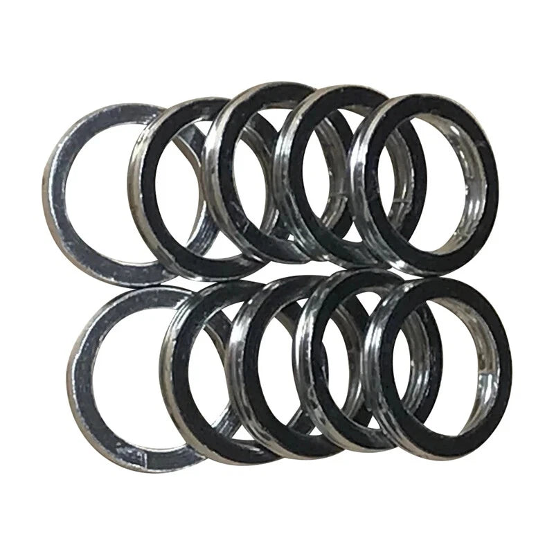 10PC 44mm Motorcycle Exhaust Pipe Gasket