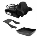 Chopped Trunk Backrest Rack & Mount Fit For Harley Touring 1997-08